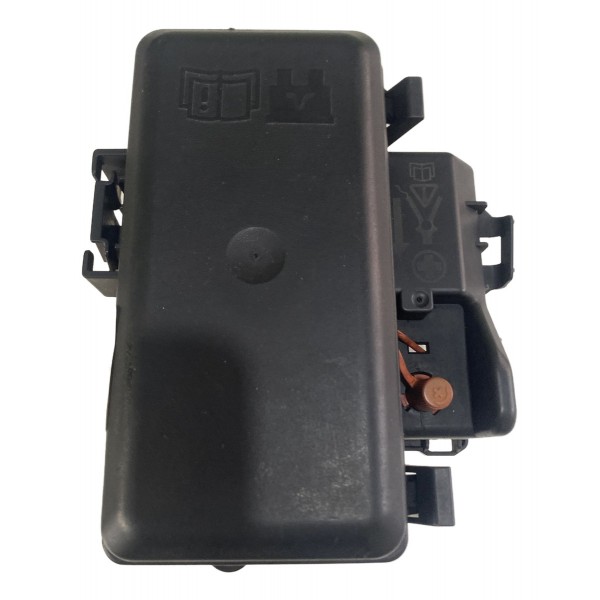 Carcaça Caixa Fusível C/ Tampa Ford Transit 2008/2013 Preto