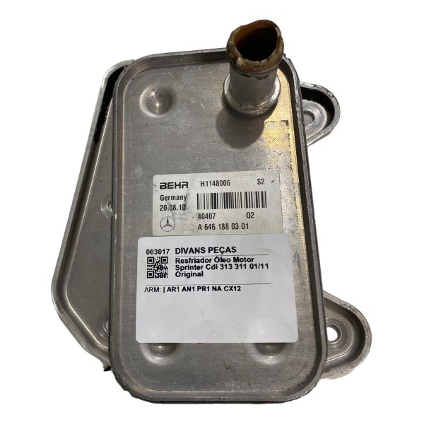 Resfriador Óleo Motor Sprinter Cdi 313 311 01/11 Original