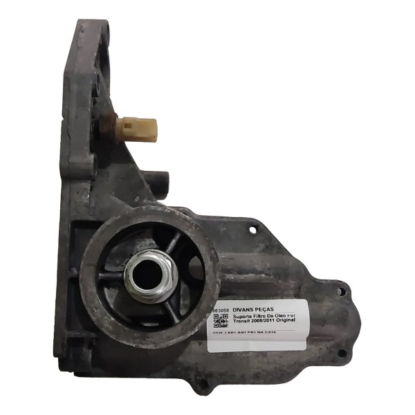 Suporte Filtro De Óleo Ford Transit 2008/2011 Original Preto