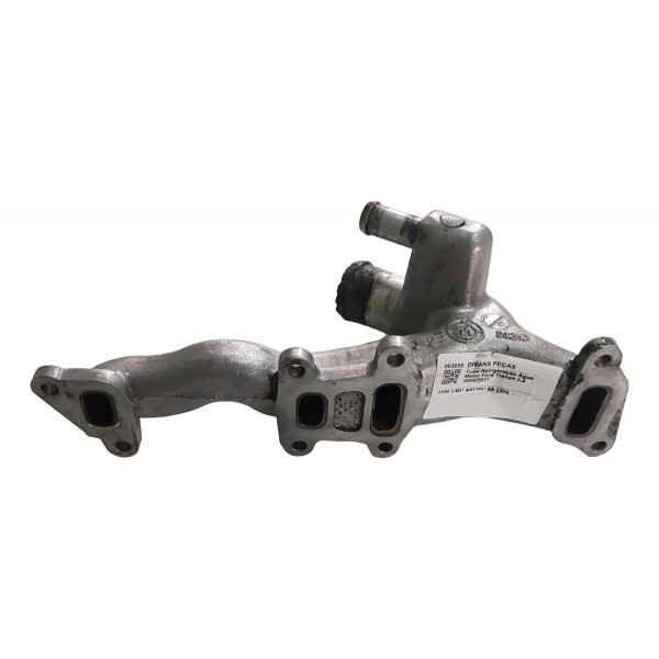 Tubo Refrigeração Água Motor Ford Transit 2.4 2008/2011 Prateado