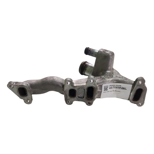 Tubo Refrigeração Água Motor Transit 2.4 2008/2011 Prateado