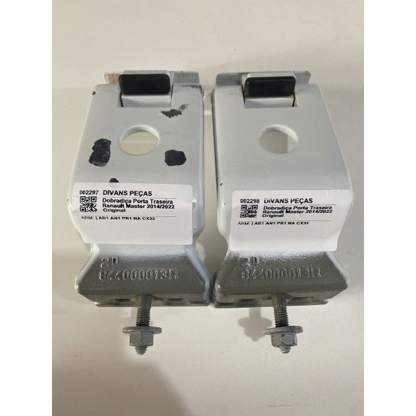 Dobradiça Porta Traseira Renault Master 2014/2022 Original