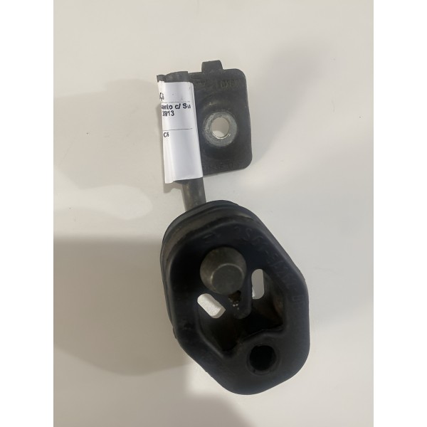 Coxim Escapamento C/ Suporte Ford Transit  2008/13 Original Preto