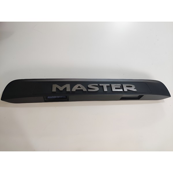 Moldura De Iluminação Placa Traseira Master 2014/22 Preto