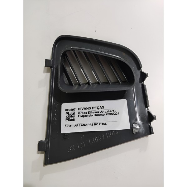 Grade Difusor Ar Lateral Esquerdo Ducato 2006/2017