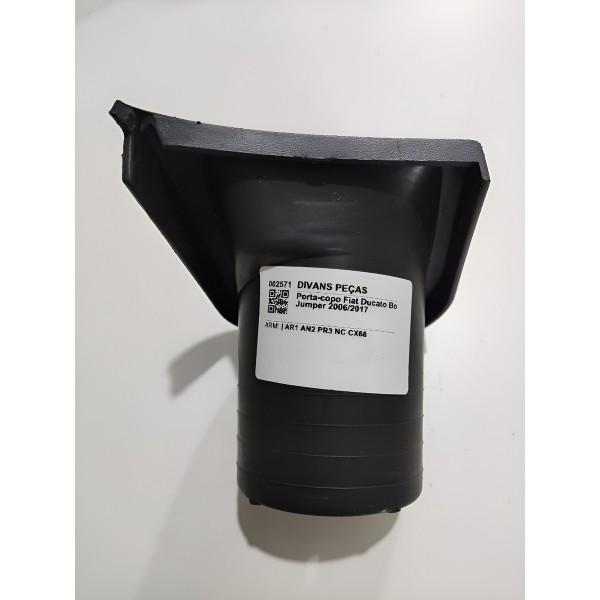 Porta-copo Fiat Ducato Boxer Jumper 2006/2017 Cinza