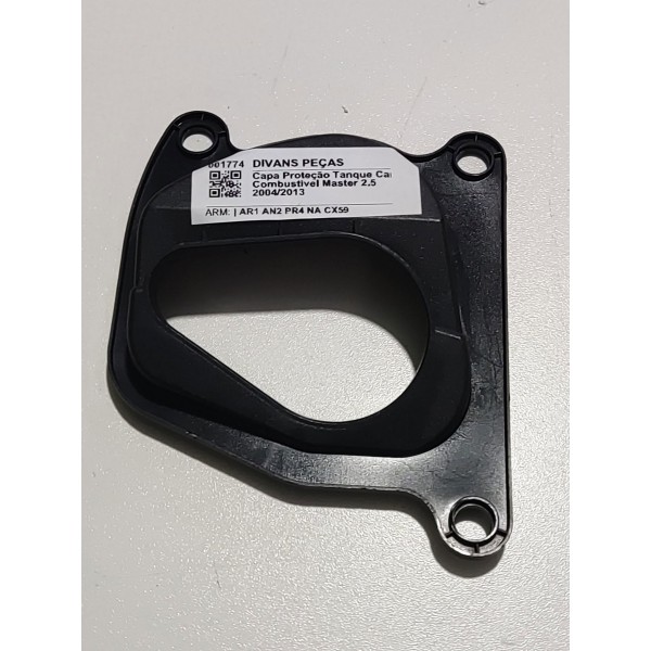 Capa Proteção Tanque Cano Combustivel Master 2.5 2004/2013 Preto