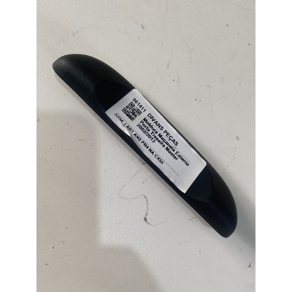 Moldura Dobradiça Ext Porta Traseira Renault Master 2002 A13 Preto Traseira