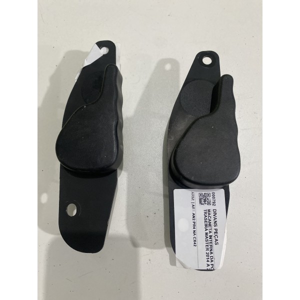 Macaneta Interna Porta Traseira Renault Master 2014 A 2024 Preto